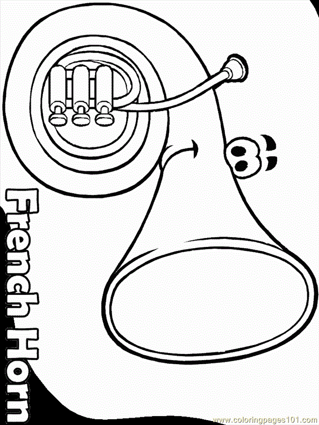 Music Coloing Pages 10