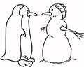 Penguin And Snowman