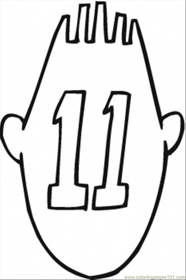 Coloring Pages Number 11 Education Numbers Free Printable Coloring Page Online