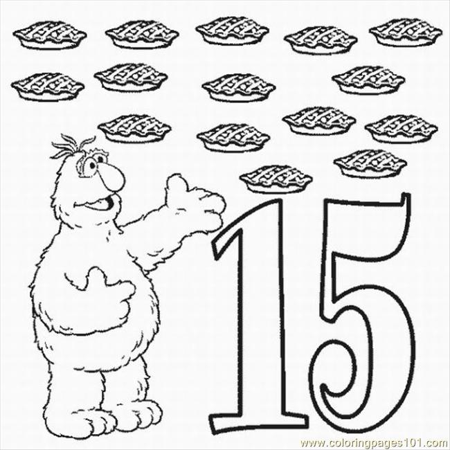 Coloring Pages Numbers Coloring Pages 5 Lrg (Education > Numbers