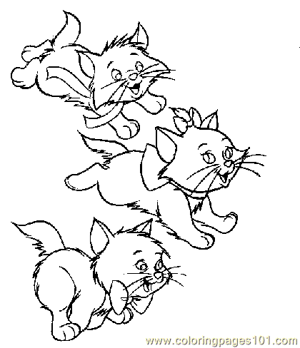 Aristocats Color Pages