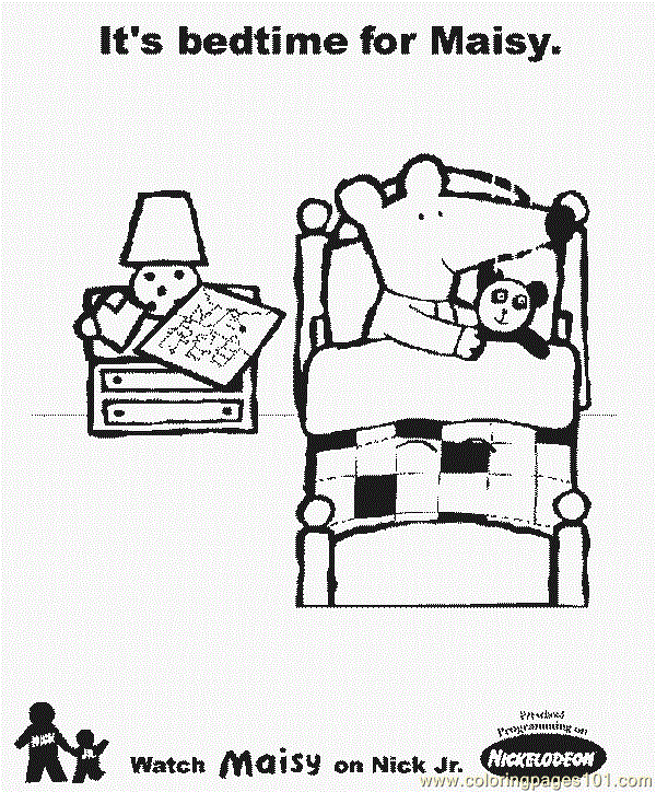 Coloring Pages B Bedtime (Cartoons > Others) - Free Printable Coloring ...