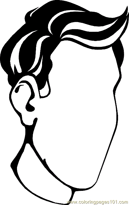 Face Coloring Page 11