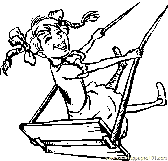 Girl Coloring Page 10