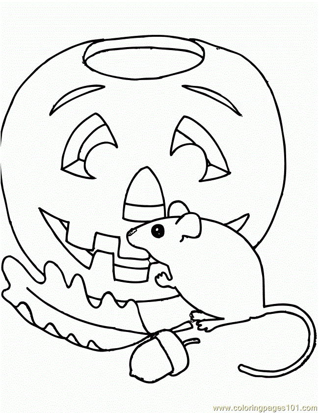 Mouse Jack O Lantern Acorn 650x841