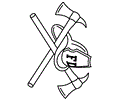 Fireman Coloring Page 01