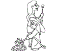 Fireman Coloring Page 08