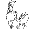 Girl Coloring Page 09