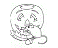 Mouse Jack O Lantern Acorn 650x841