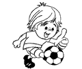 Soccer Football Coloring Page 04