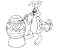 Easter.bunny.painting.eggs
