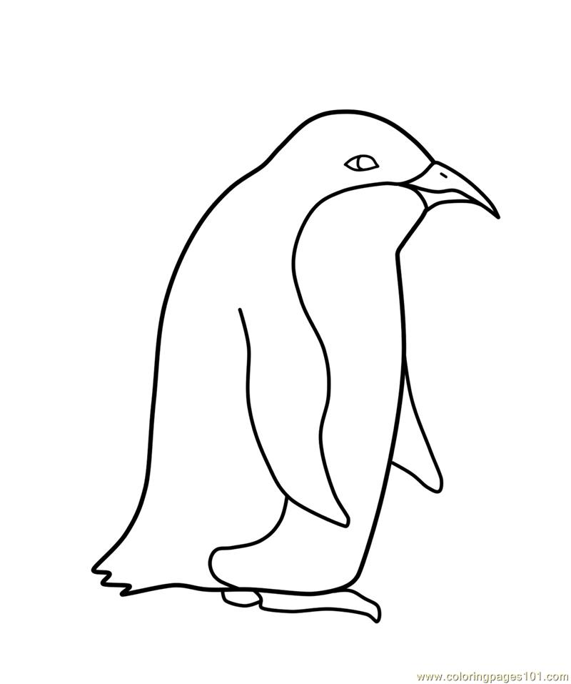 ice skating penguin coloring pages - photo #41