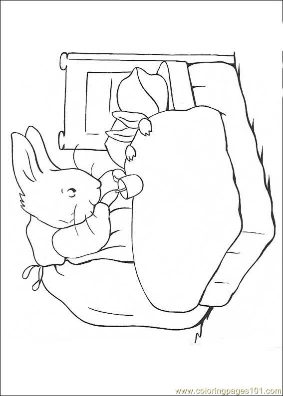 Coloring Pages Peter Rabbit12 (Cartoons > Peter Rabbit) - free