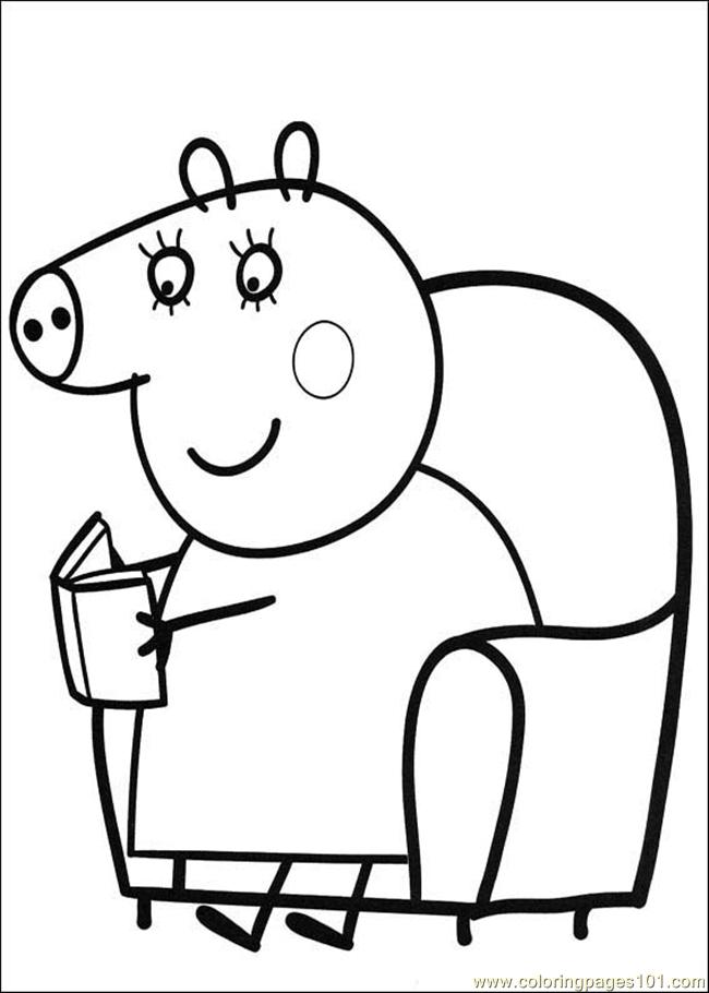 Coloring Pages Peppa Pig 05 (Animals > Pig) - free ...