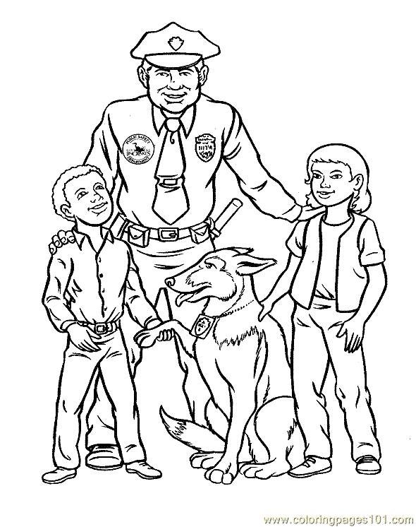 k9 dog printable coloring pages - photo #48