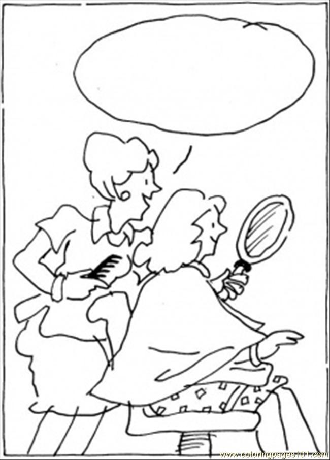 hairdresser coloring pages - photo #8