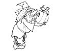Witch Kissing Pumpkin