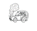 Burning Car