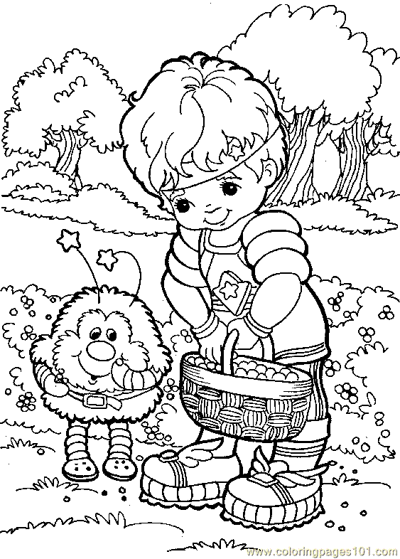Rainbow Bright Coloring Page 24