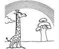 Rainbow and Giraffe