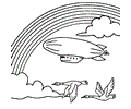 Raninbow and Blimp