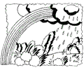 Rainbow Coloring Page 02