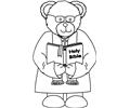 Ministerbear2glassesbw