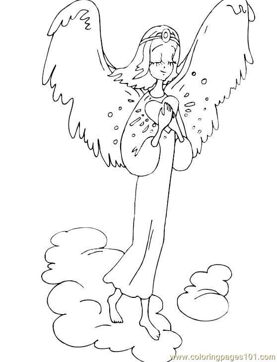 gabriel angel coloring pages - photo #31