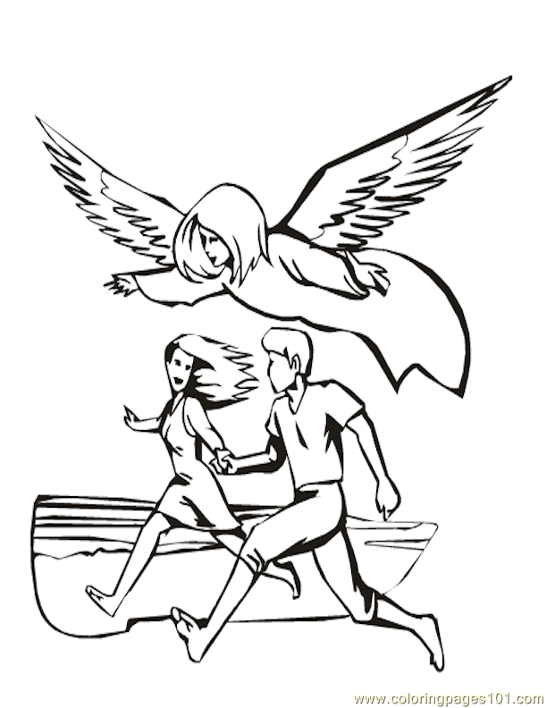 la angels coloring pages - photo #17