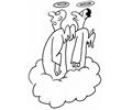 Two Saints In The Clouds