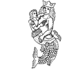 Mermaid Coloring Page 01