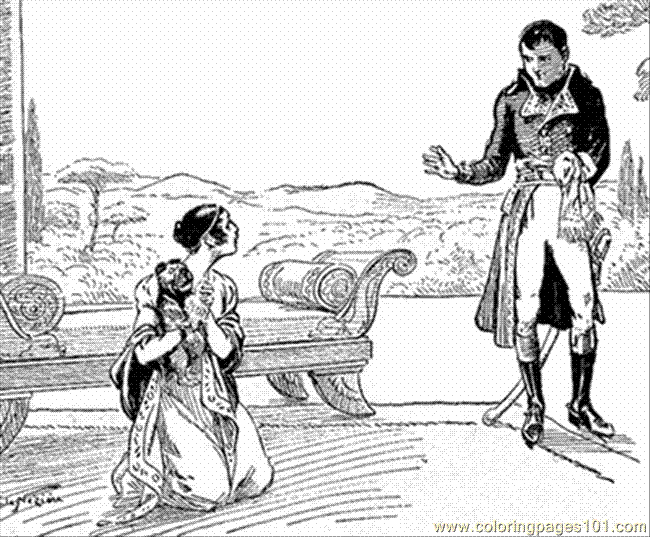 napoleon coloring pages - photo #12