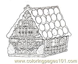 Coloring Pages Gingerbread House 75 (Peoples > Royal Family) - free