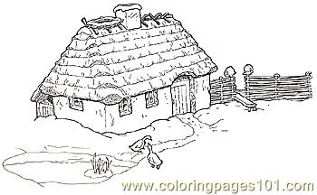 Grandmothers House Coloring Page 75