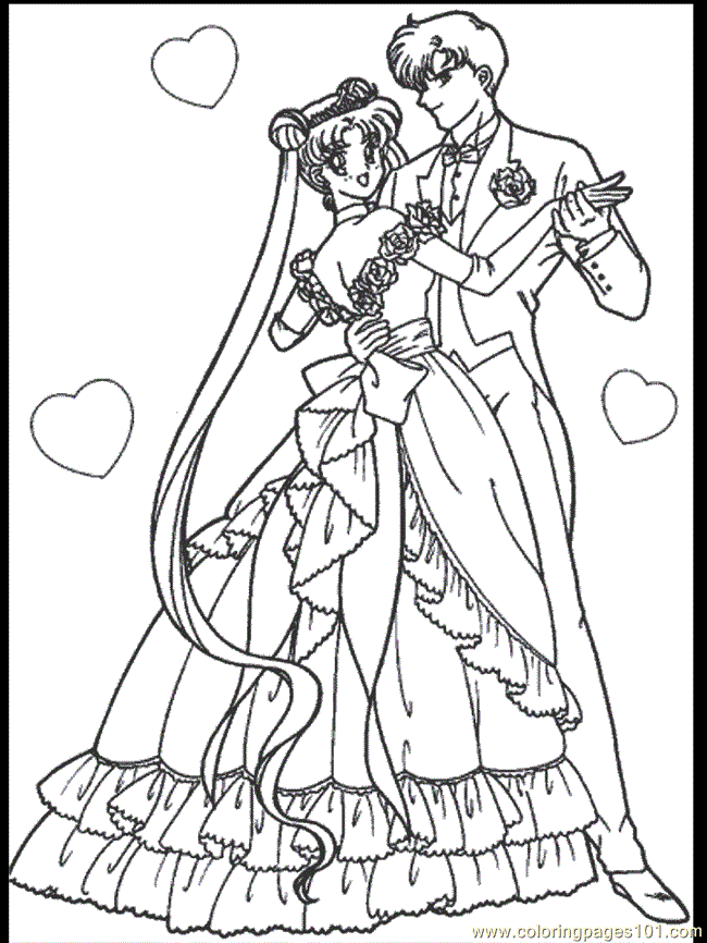 sailor moon coloring pages online free - photo #44