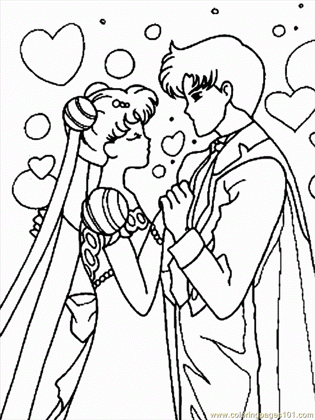sailor moon group coloring pages - photo #9