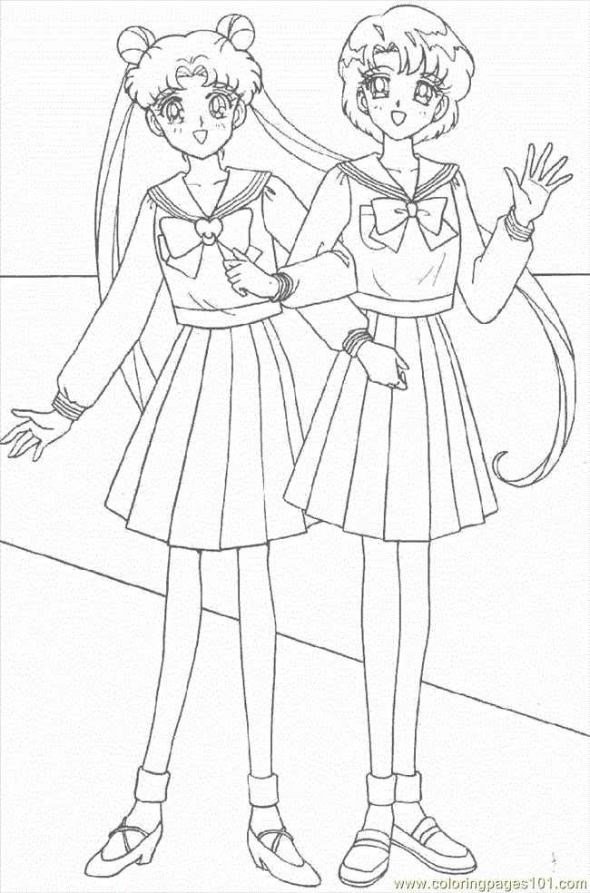 sailor moon coloring pages online free - photo #19