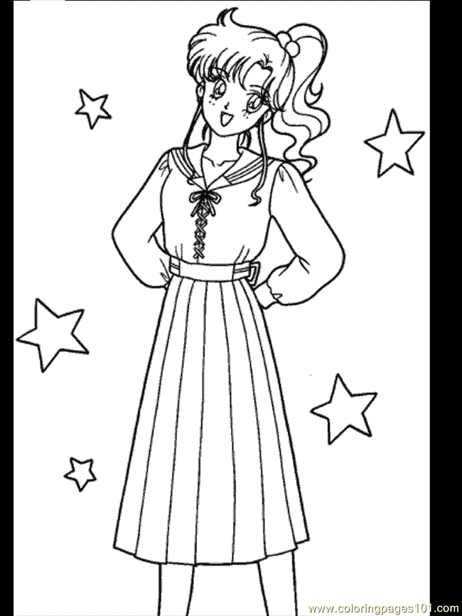 sailor moon coloring pages online free - photo #42