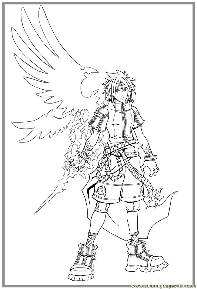 Kingdom Hearts Coloring Pages Sketch Coloring Page