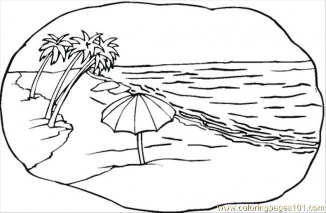 ocean scene coloring pages - photo #33
