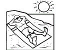 Sunbathing