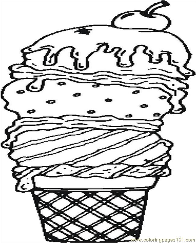 ice cream coloring pages games kids - photo #44