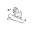 Boy Snow Board