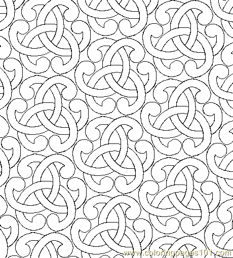 Coloring Pages Knots (Architecture > Shapes) - free printable coloring