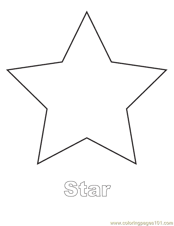 shapes coloring pages printable free - photo #13