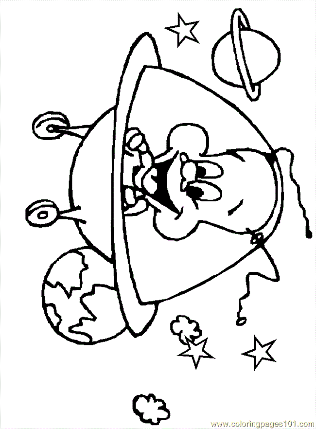Coloring Pages Space Coloring Pages 21 (Transport > Space Transport