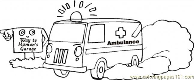 Ambulance Lost In Her Way