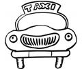 Funny Taxi Car