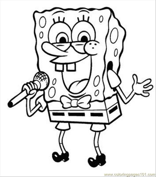 coloring pages of sopngebob - photo #6