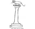 Cat On The Post